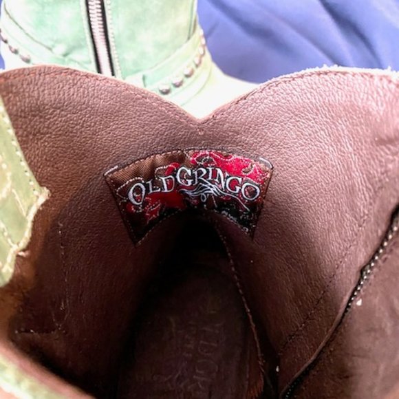 Old Gringo Mint Green Studded Ankle Booties - Picture 5 of 5